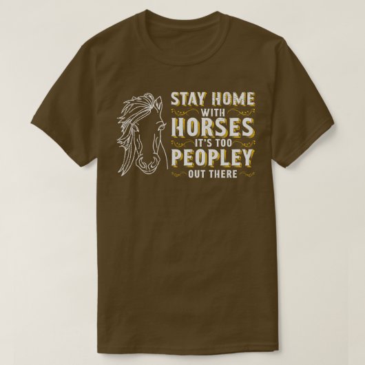 T-shirt Cheval équitation Chevaux équestres Lover Pony Des (Design devant)