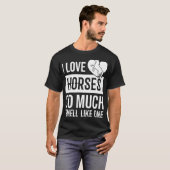 T-shirt Cheval équitation équitation (Devant entier)