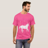 T-shirt Cheval équitation filles (Devant entier)