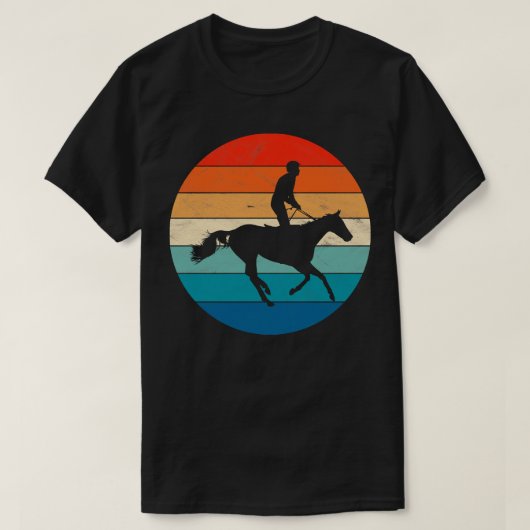 T-shirt Cheval et cavalier (Design devant)
