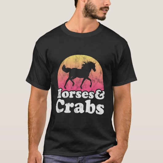 T-shirt Cheval Et Crabe Ou Cheval Crabes (Devant)