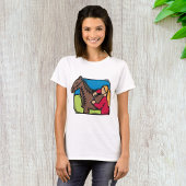 T-shirt Cheval Et Ferme Fille