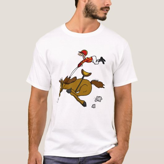T-shirt cheval et jockey (Devant)
