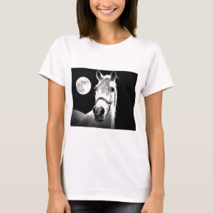 T-shirt Cheval et lune