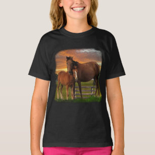 T-shirt Cheval et poney