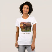 T-shirt Cheval et poney (Devant entier)