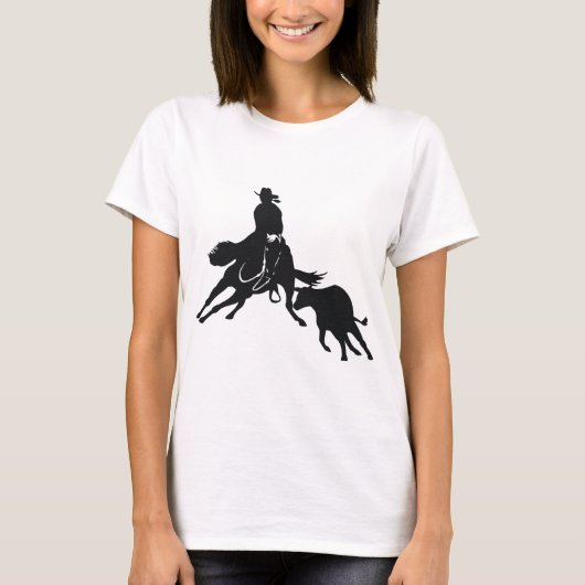 T-shirt Cheval et vache de coupe (Devant)