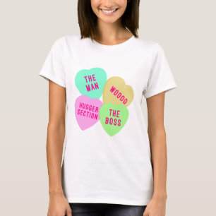 T-shirt Cheval Femmes Coeurs bonbons