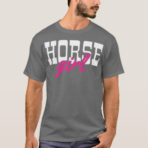 T-shirt Cheval fille