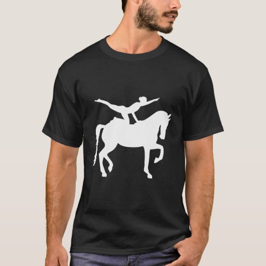 T-shirt Cheval fille voûte (Devant)