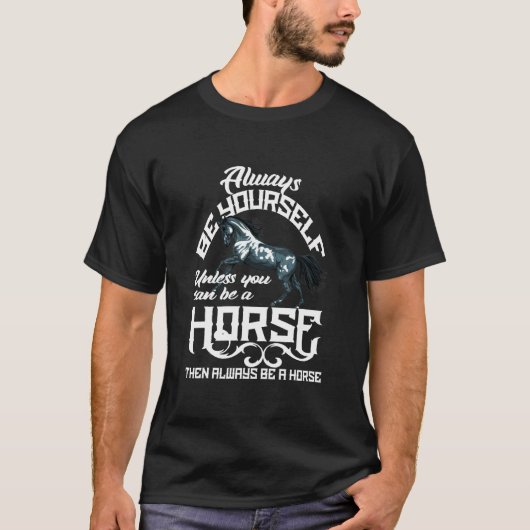 T-shirt Cheval filles garçons (Devant)