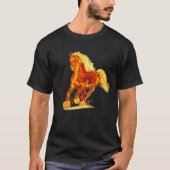 T-shirt Cheval flamboyant (Devant)