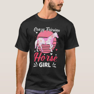 T-shirt Cheval Frison Équitation Équestre Princesses