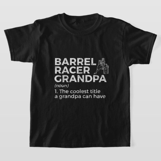 T-shirt Cheval Funny Barrel Racer Grand-père Horse Racing (Poser)
