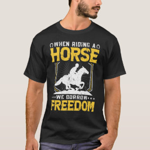 T-shirt Cheval Garçons, Filles, Hommes & Femmes Qui Aiment