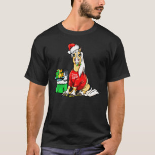 T-shirt Cheval Haflinger J'aime Santa Noël Chevaux