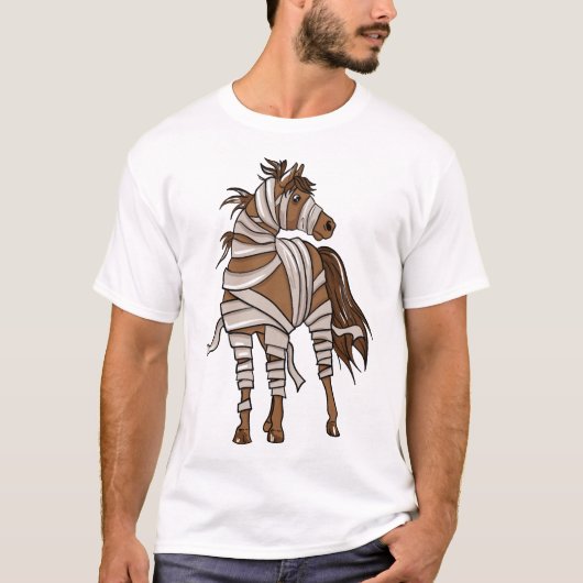 T-shirt Cheval Halloween (Devant)