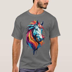 T-shirt Cheval Head