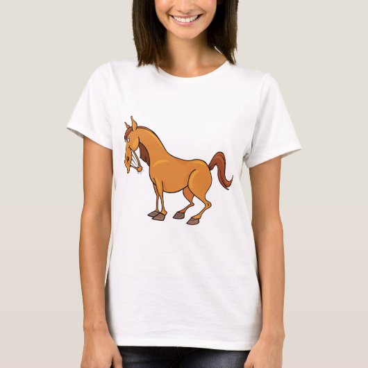 T-shirt Cheval heureux (Devant)