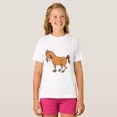 T-shirt Cheval heureux (Devant entier)