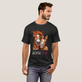 T-shirt Cheval Hobby Cheval Comique Cheval (Devant entier)