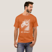T-shirt Cheval inamusé comme juger sérieusement des gi Sar (Devant entier)