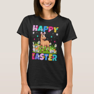 T-shirt Cheval Joyeuses Pâques Chasse aux œufs Lapin Oreil