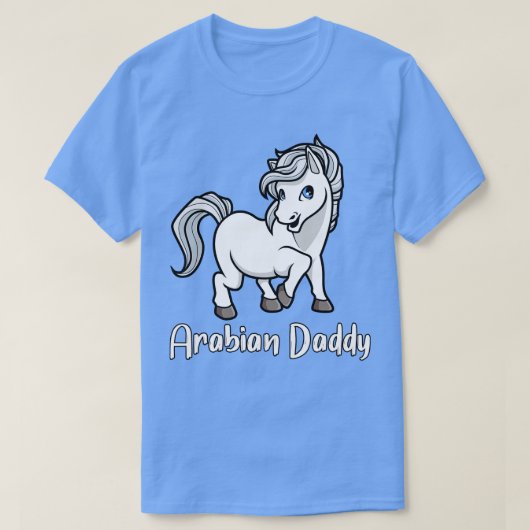 T-shirt Cheval Lover Arabian Daddy (Design devant)