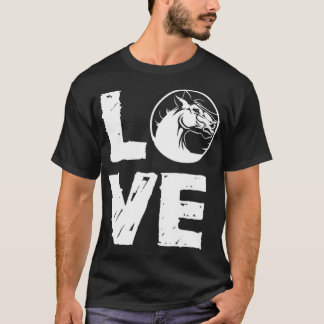 T-shirt Cheval Lover Cheval Aimer les animaux de l'Ouest