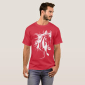 T-shirt Cheval Lover Cheval Head Chevaux cadeau (Devant entier)
