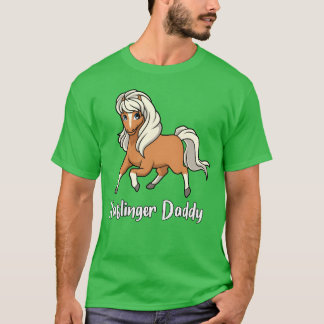 T-shirt Cheval Lover Haflinger Papa ami