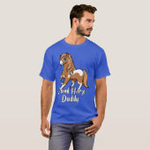 T-shirt Cheval Lover Paint Cheval Daddy amis (Devant entier)