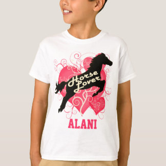 T-shirt Cheval Lover Personnalisé Alani