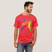 T-shirt Cheval Mad Fille Fou À Propos Des Chevaux Aime (Devant entier)
