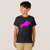 T-shirt Cheval - Magenta (Devant entier)