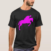 T-shirt Cheval - Magenta (Devant)