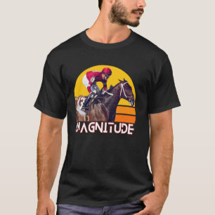 T-shirt Cheval Magnitude, Course Hippique, Del Mar, Santa