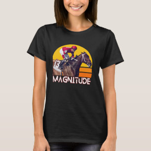 T-shirt Cheval Magnitude, Course Hippique, Del Mar, Santa