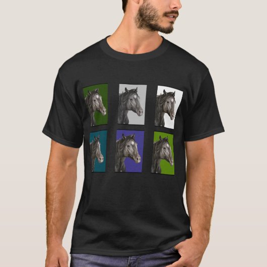 T-shirt Cheval Main Drake Art (Devant)