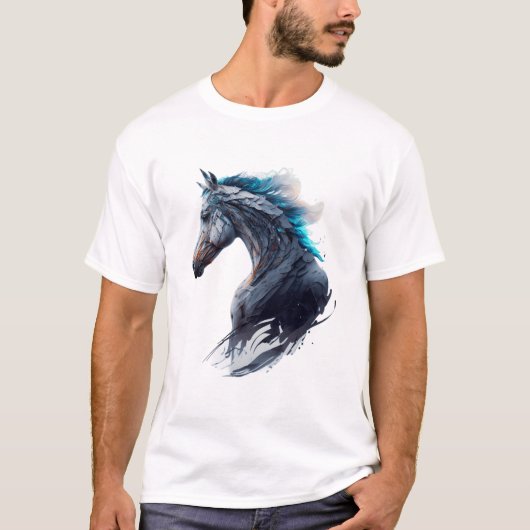 T-shirt Cheval Majestueux (Devant)