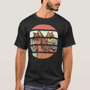 T-shirt Cheval Maman Avec cheval de ranch