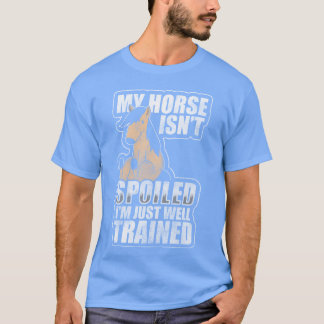 T-shirt Cheval Manes Rider Rider Récurrent