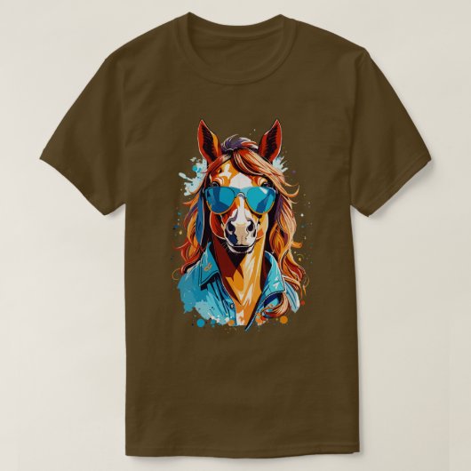 T-shirt Cheval mignon (Design devant)