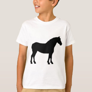 T-shirt Cheval (noir)