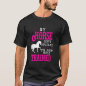 T-shirt Cheval non gâté (Devant)