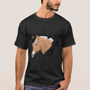 T-shirt Cheval Norvégien Du Fjord Pour Rider Fjords