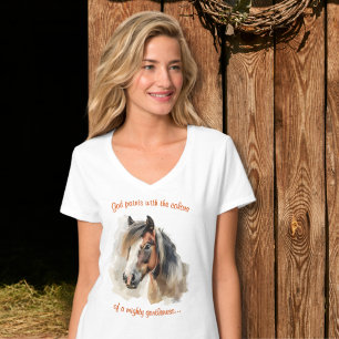 T-shirt Cheval Paint Inspirationnel