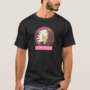 T-shirt Cheval Palomino et Poney J'aime Mon Palomino