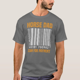 T-shirt Cheval Papa Recherche Le Paiement Equestre Papa Ho