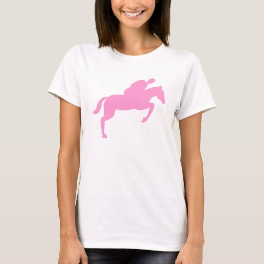 T-shirt Cheval - Pink (Devant)
